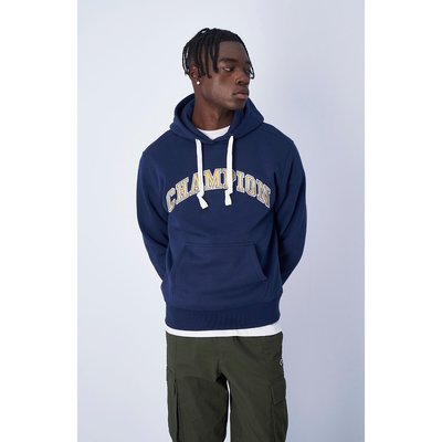 Bookstore Cotton Mix Hoodie with Large Embroidered Logo CHAMPION