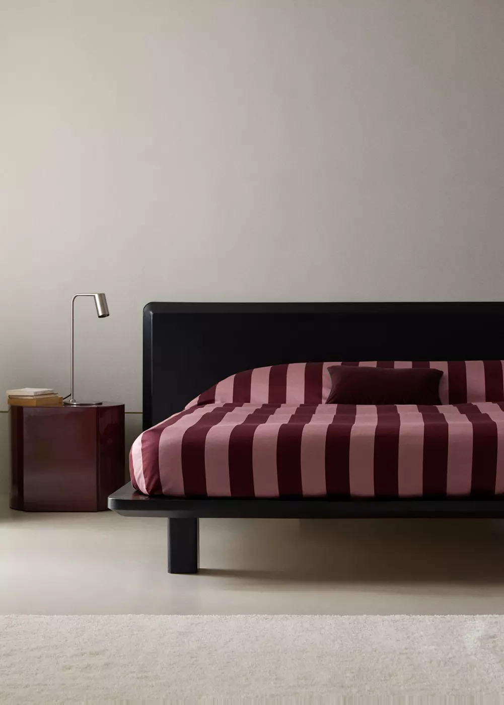 Housse de couette rayures larges aquarelle Lit 135/140 cm, MANGO HOME