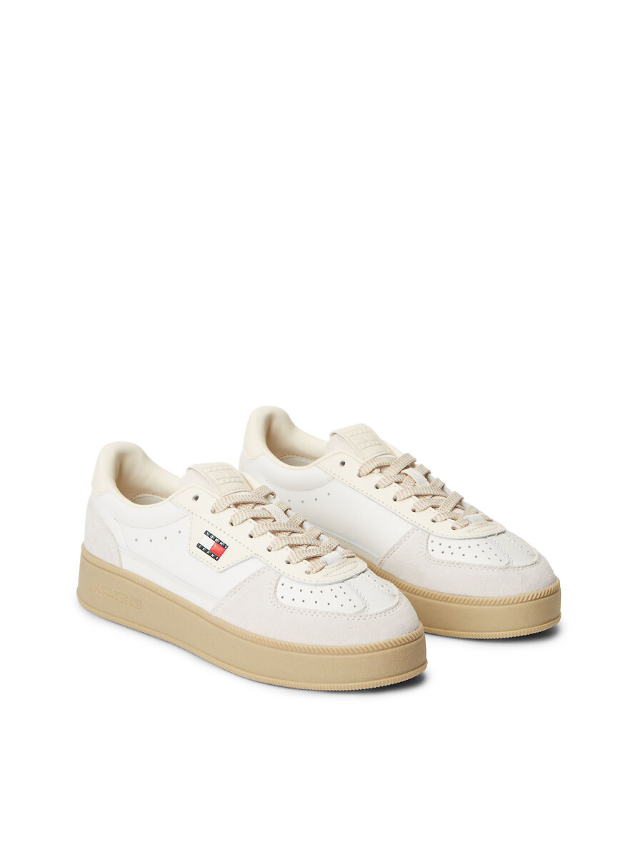 Baskets en cuir, plateforme, THE GREENWICH, TOMMY JEANS
