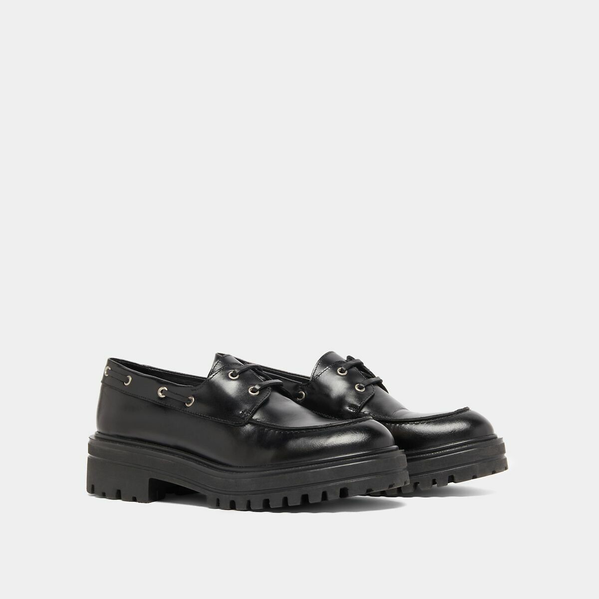 Leren bootloafers, Angelus