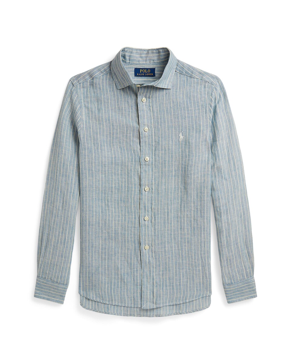 Chemise en lin rayée, POLO RALPH LAUREN