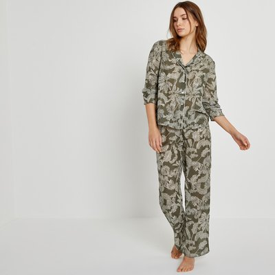 Bedrukte pyjama, grootvaders stijl LA REDOUTE COLLECTIONS