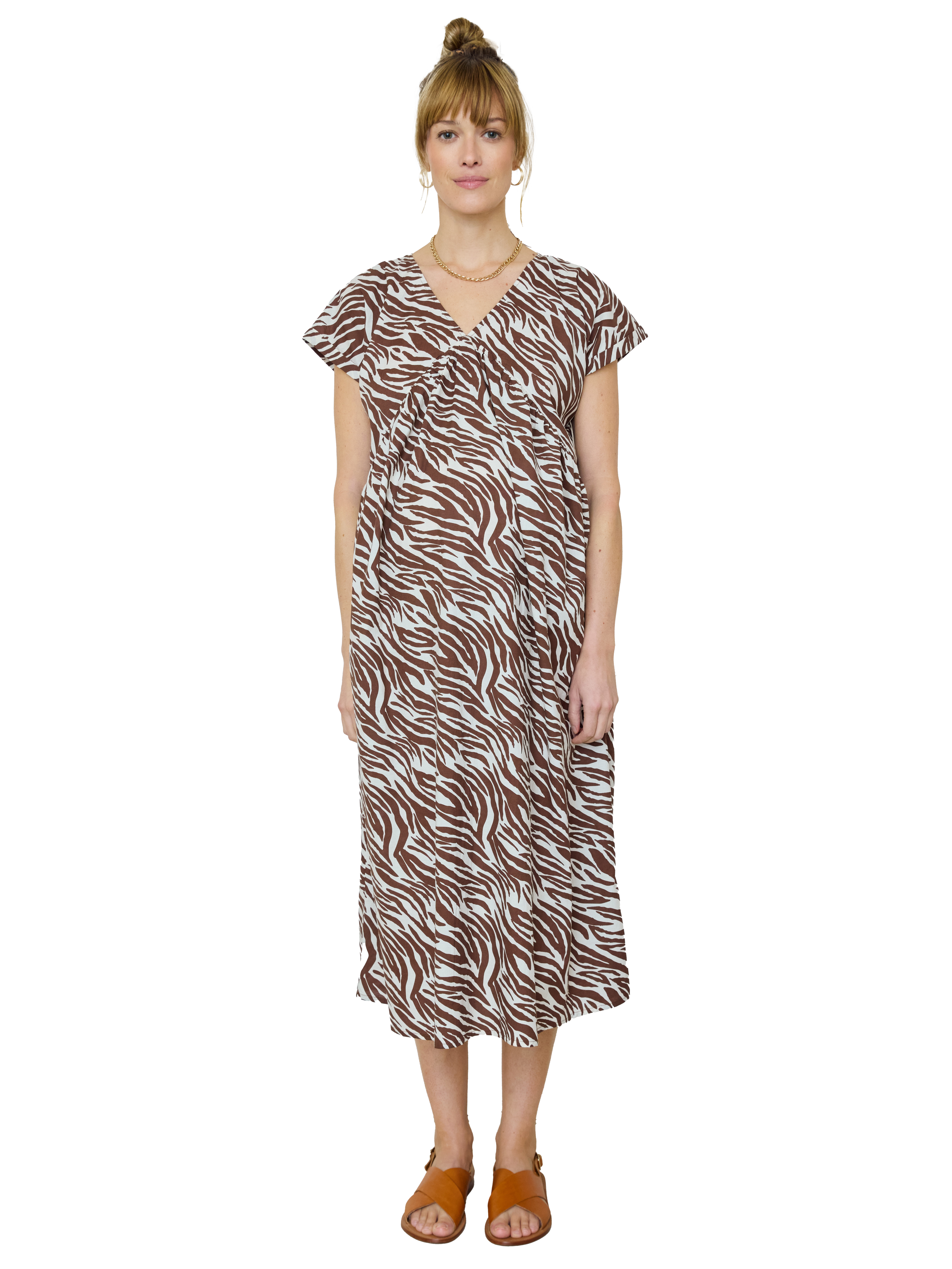 Robe longue grossesse allaitement, VERTBAUDET
