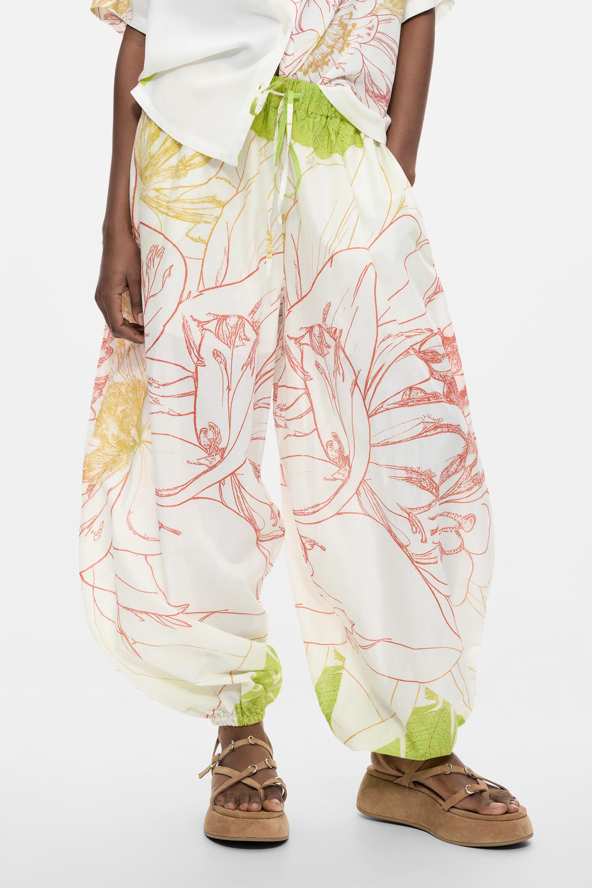 Pantalon ballon 100 % coton, DESIGUAL