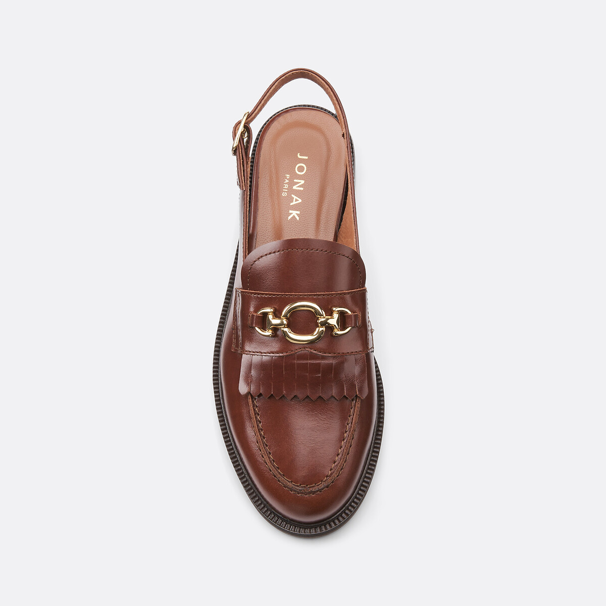Jonak Mocasines slingback de piel Delphy — foto 2