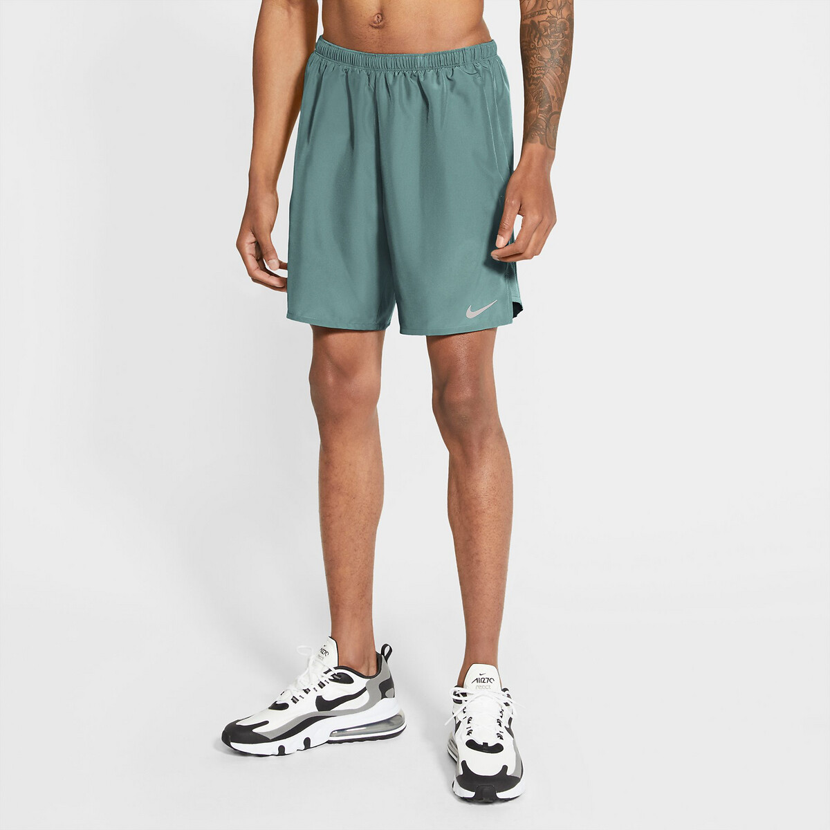 Challenger 2-in-1 running shorts , green, Nike | La Redoute