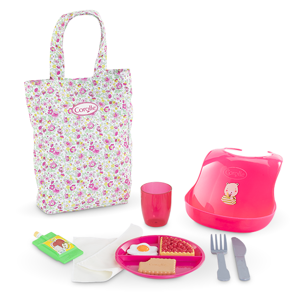 Grand coffret repas pour poupon 36/42 cm, COROLLE