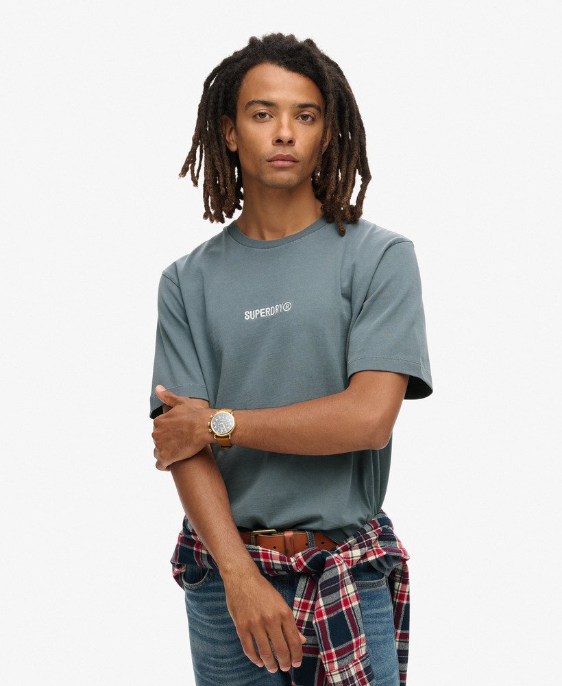 T-shirt ample Micro Logo Graphic, SUPERDRY