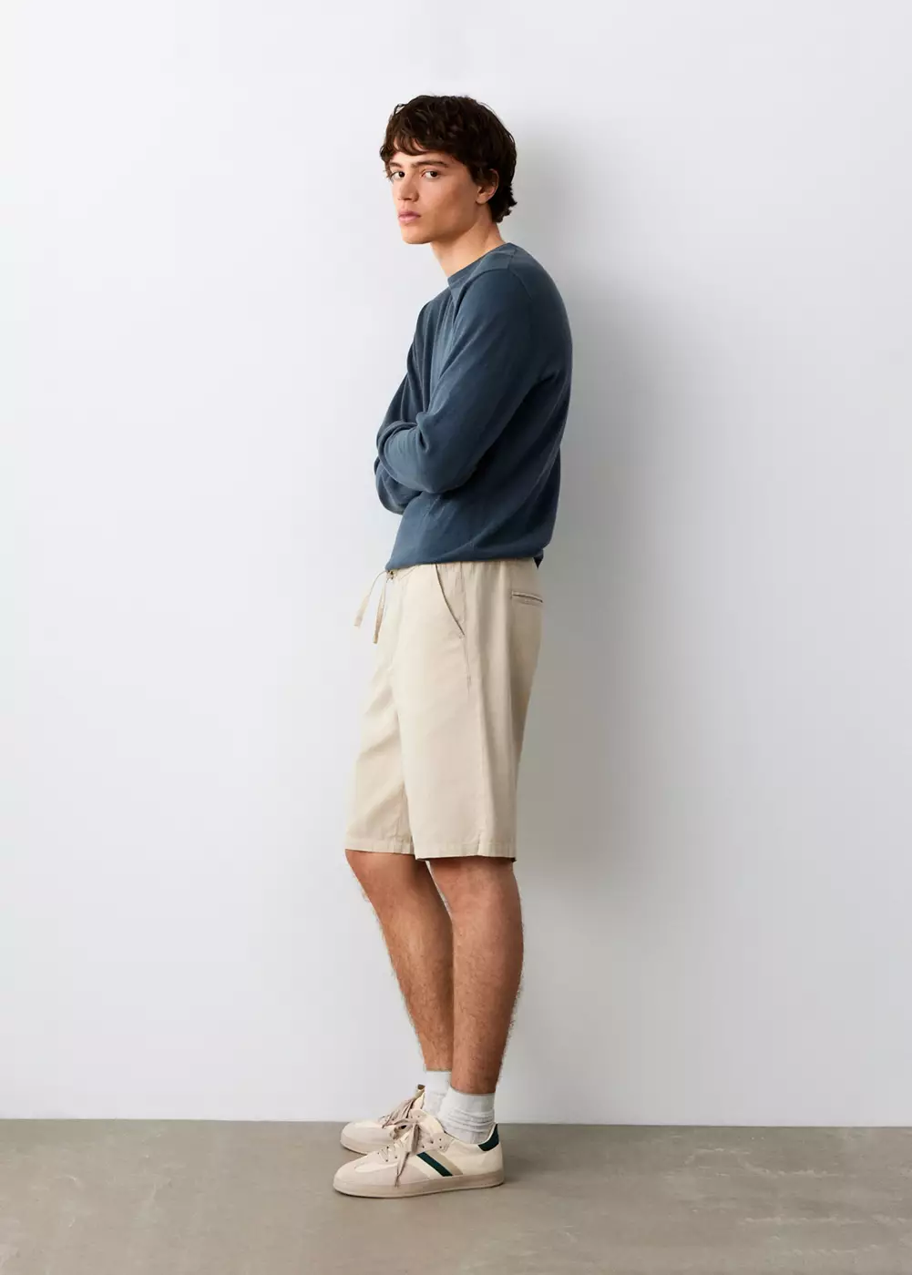 Bermuda coton lin, MANGO TEEN