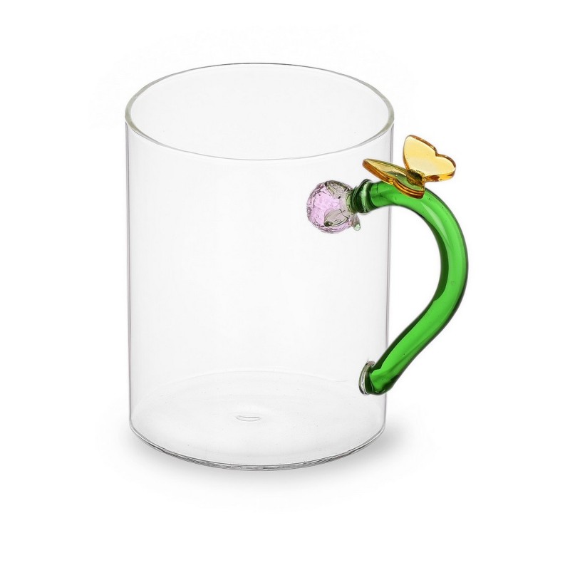 Mug verre papillon  FRUITS AND FLOWERS, ICHENDORF