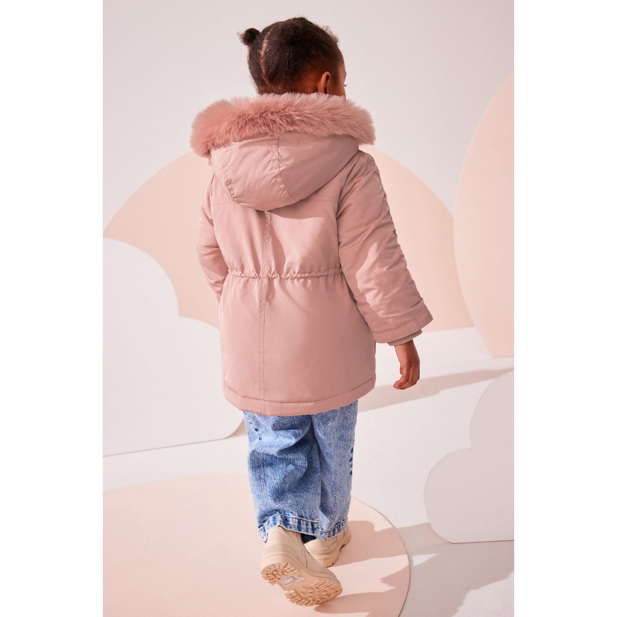 Parka Rose Pour Fille - Marque Next - Taille 9 Ans - Occasion Très Bon état