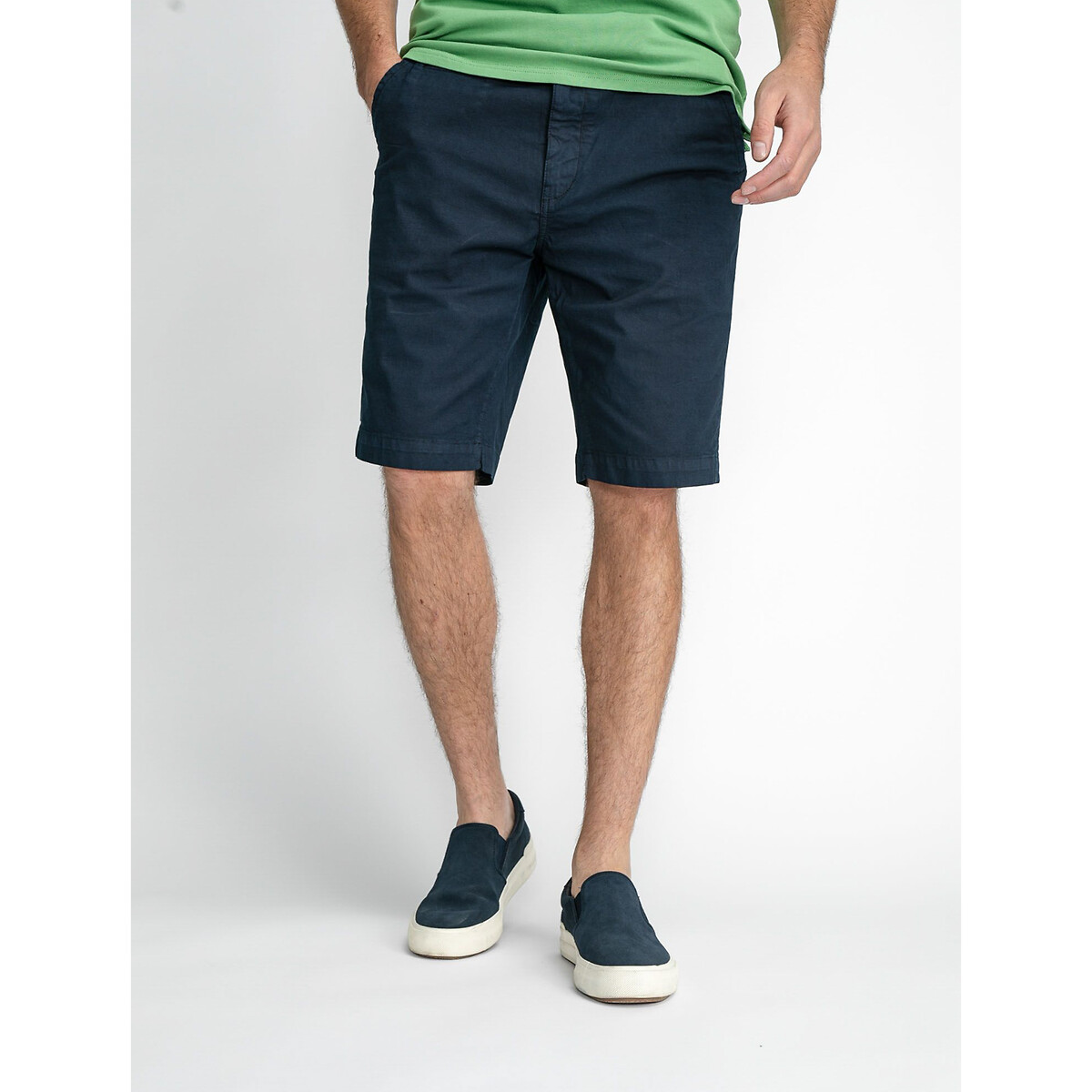 Cotton Belted Chino Shorts