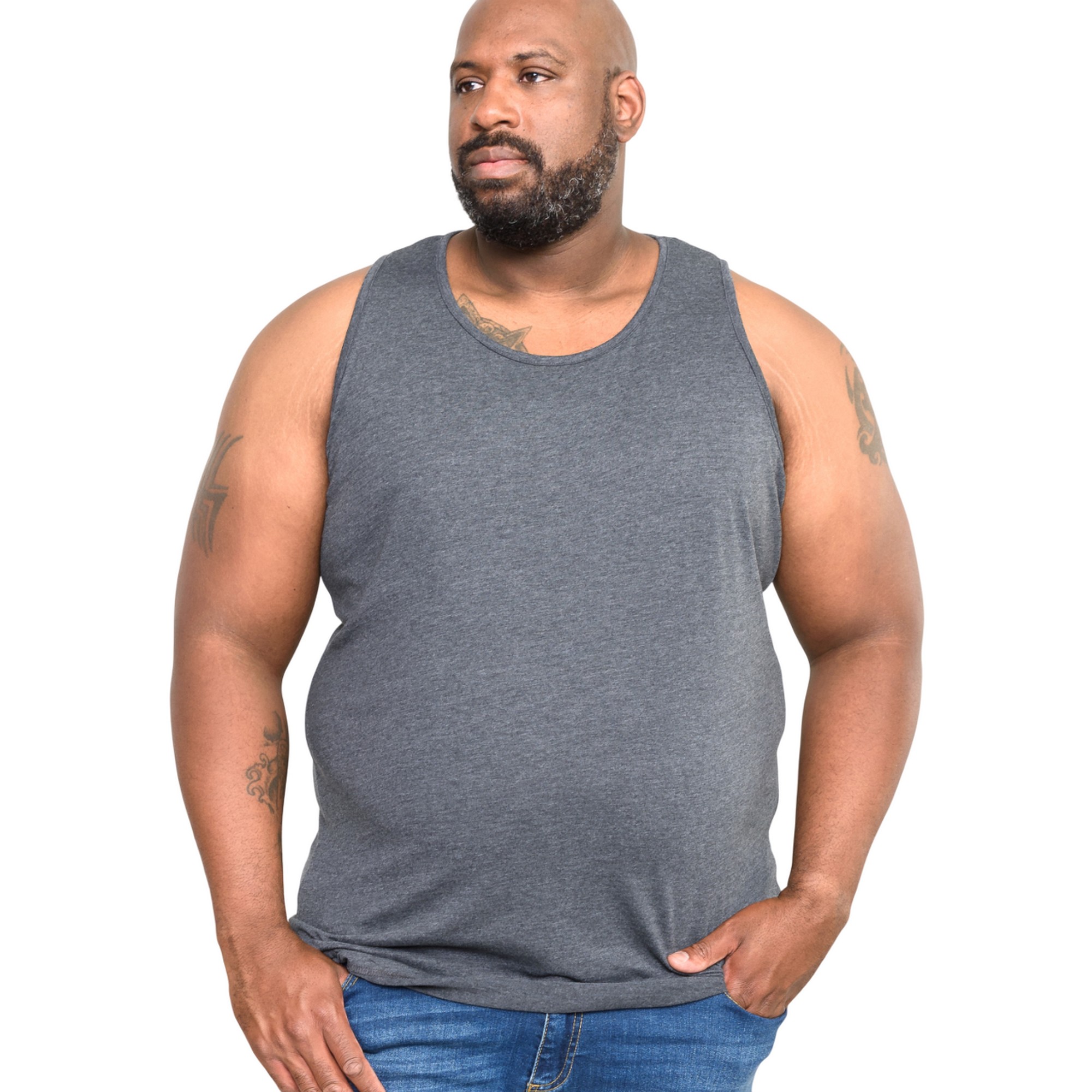 Débardeur uni grande taille FABIO, DUKE