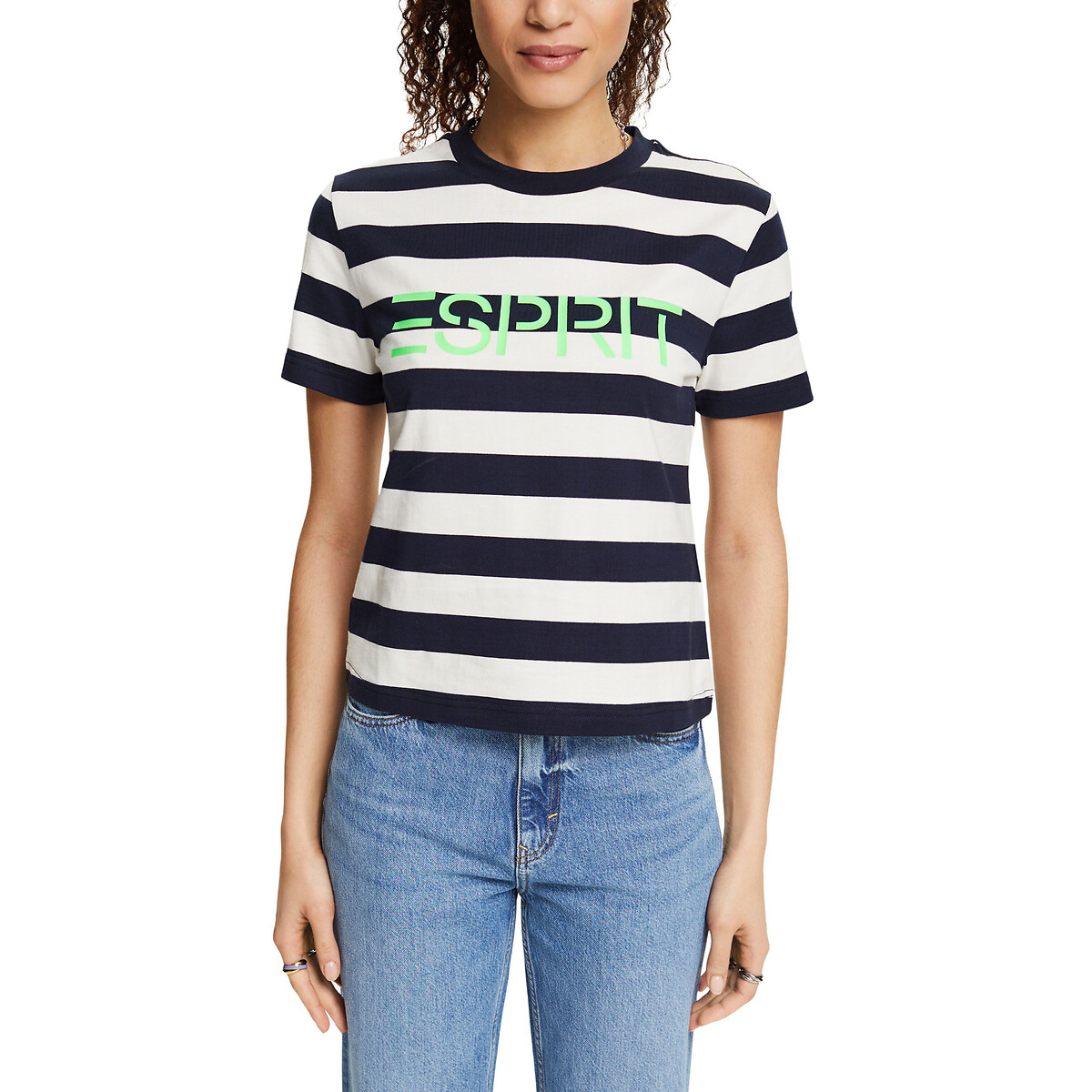 Gestreept T-Shirt met korte mouwen