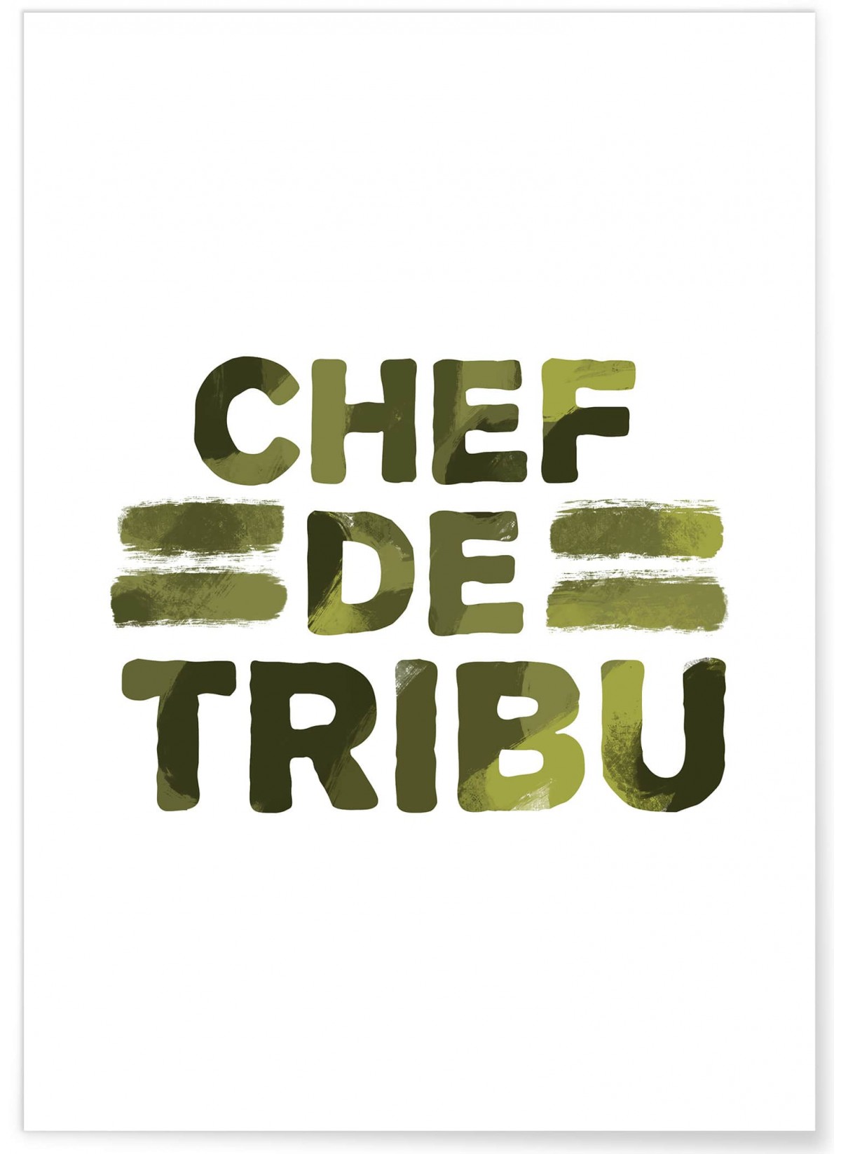 Affiche 'Chef de tribu', L'AFFICHERIE