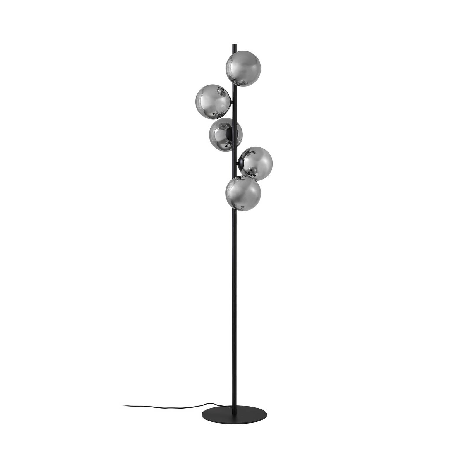 Lampadaire en verre moderne, Orbelia, LINDBY