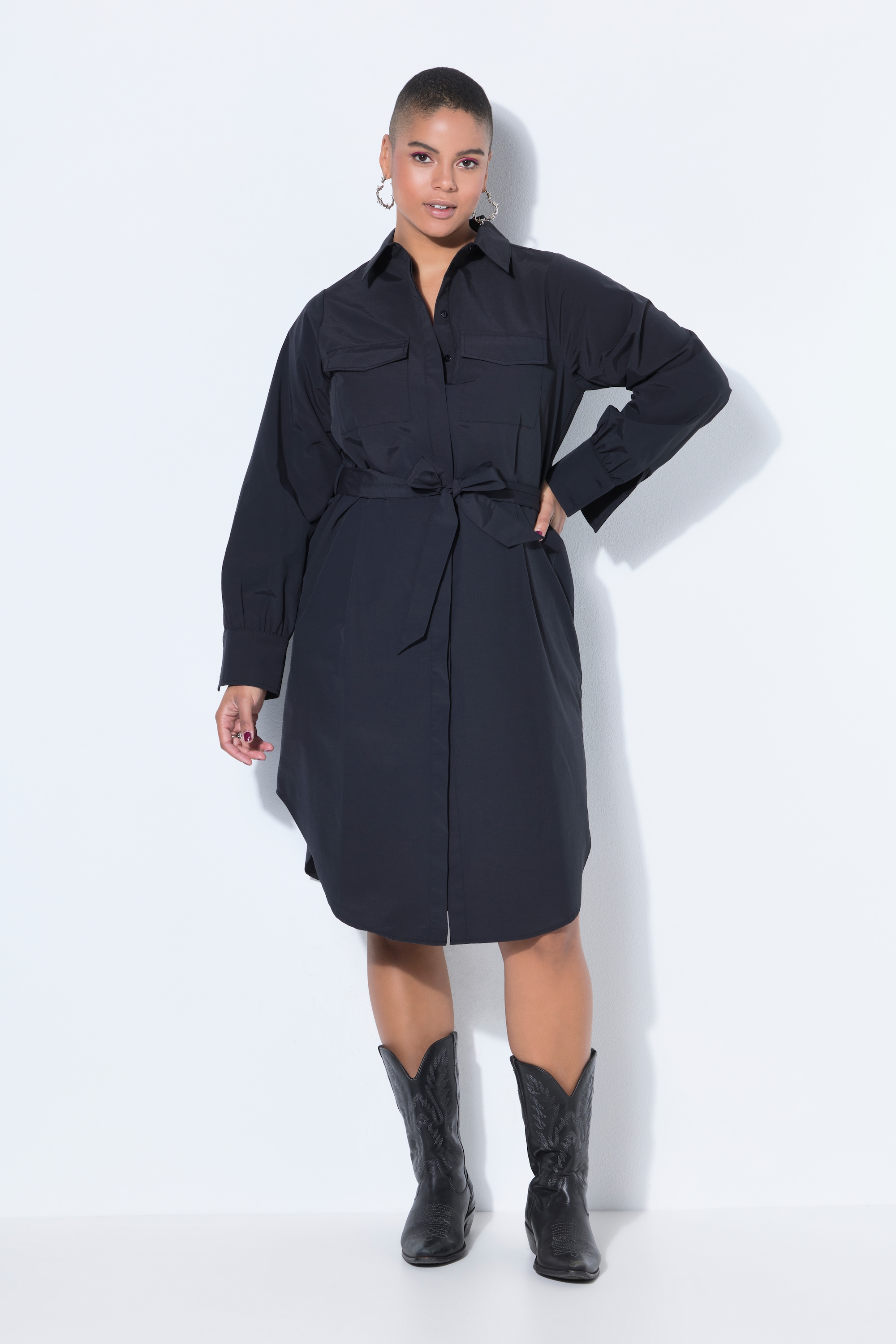 Robe chemisier cintrée, mi-longueur, STUDIO UNTOLD