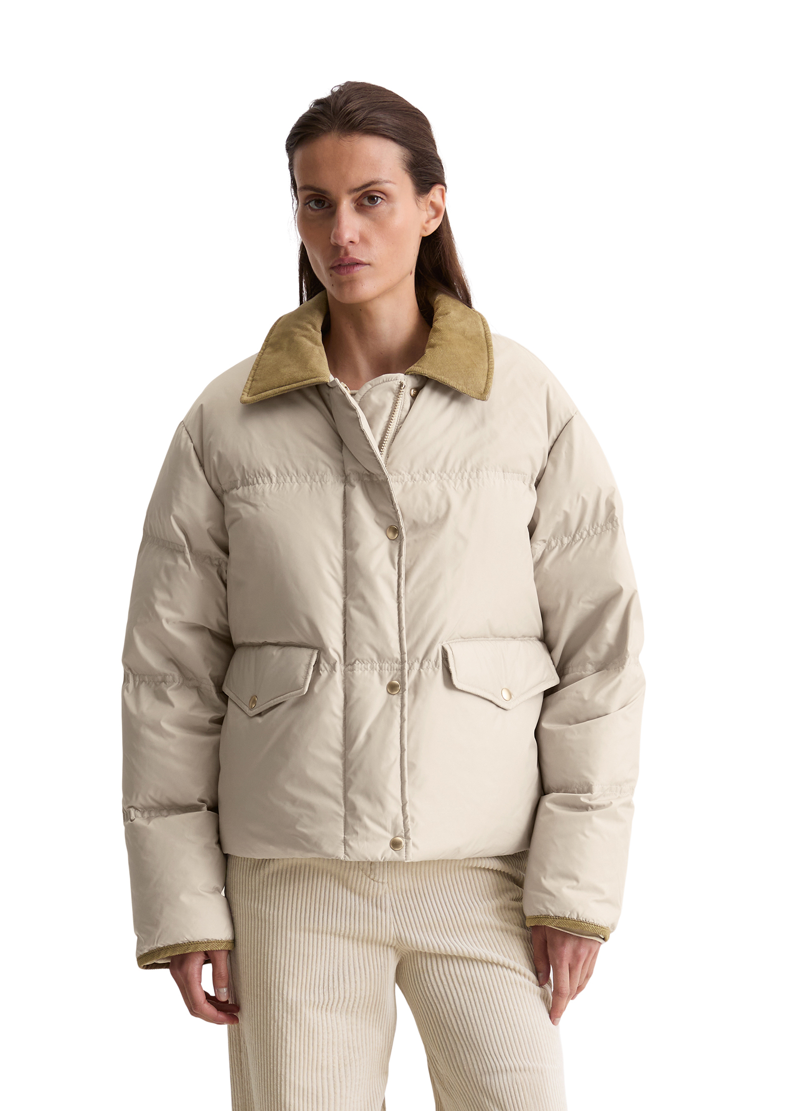 Doudoune bouffante regular style barnjacket en polyester recyclé, MARC O'POLO