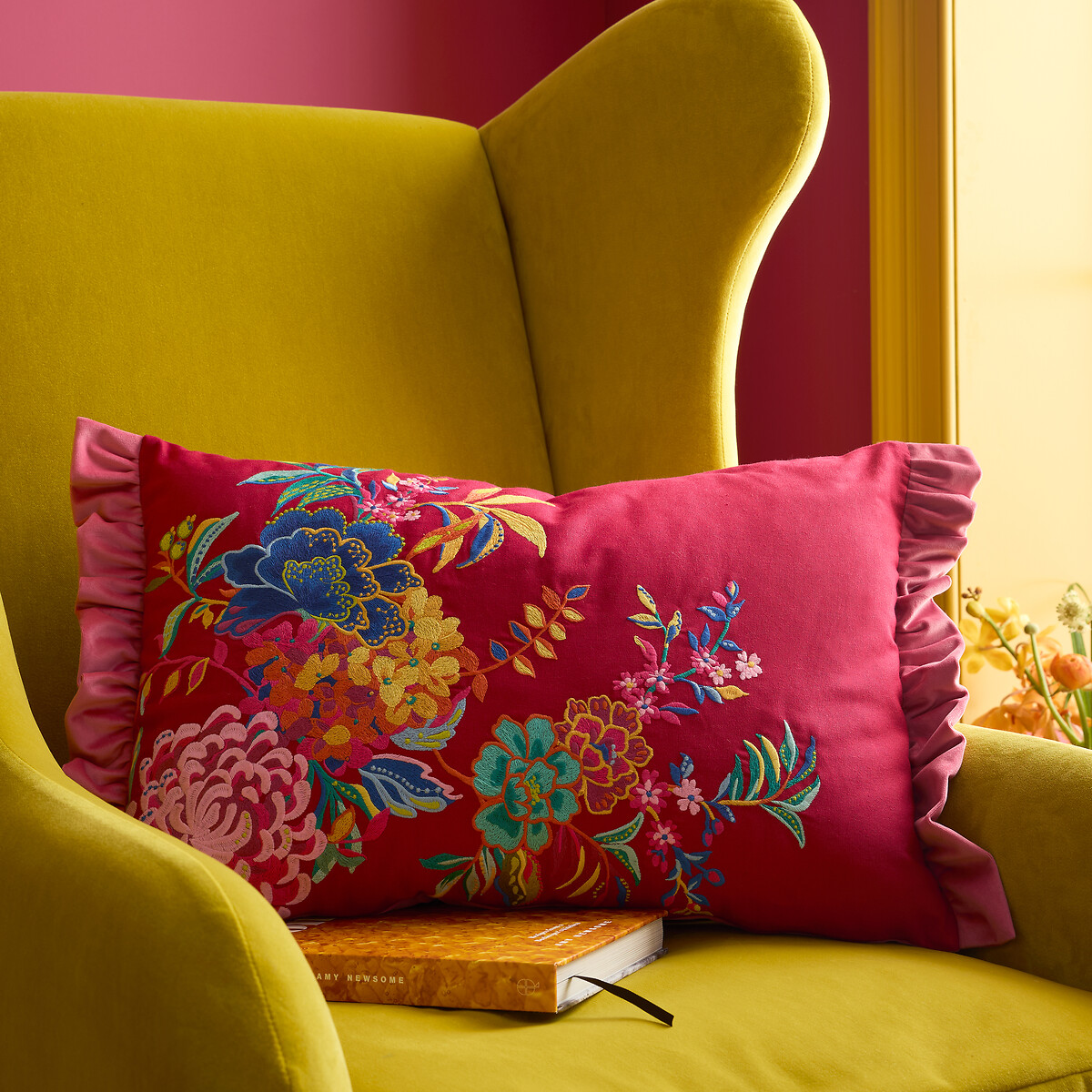 Flourish Floral Filled Cushion, SOPHIE ROBINSON