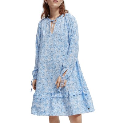 Robe imprimée ample, manches longues SCOTCH AND SODA