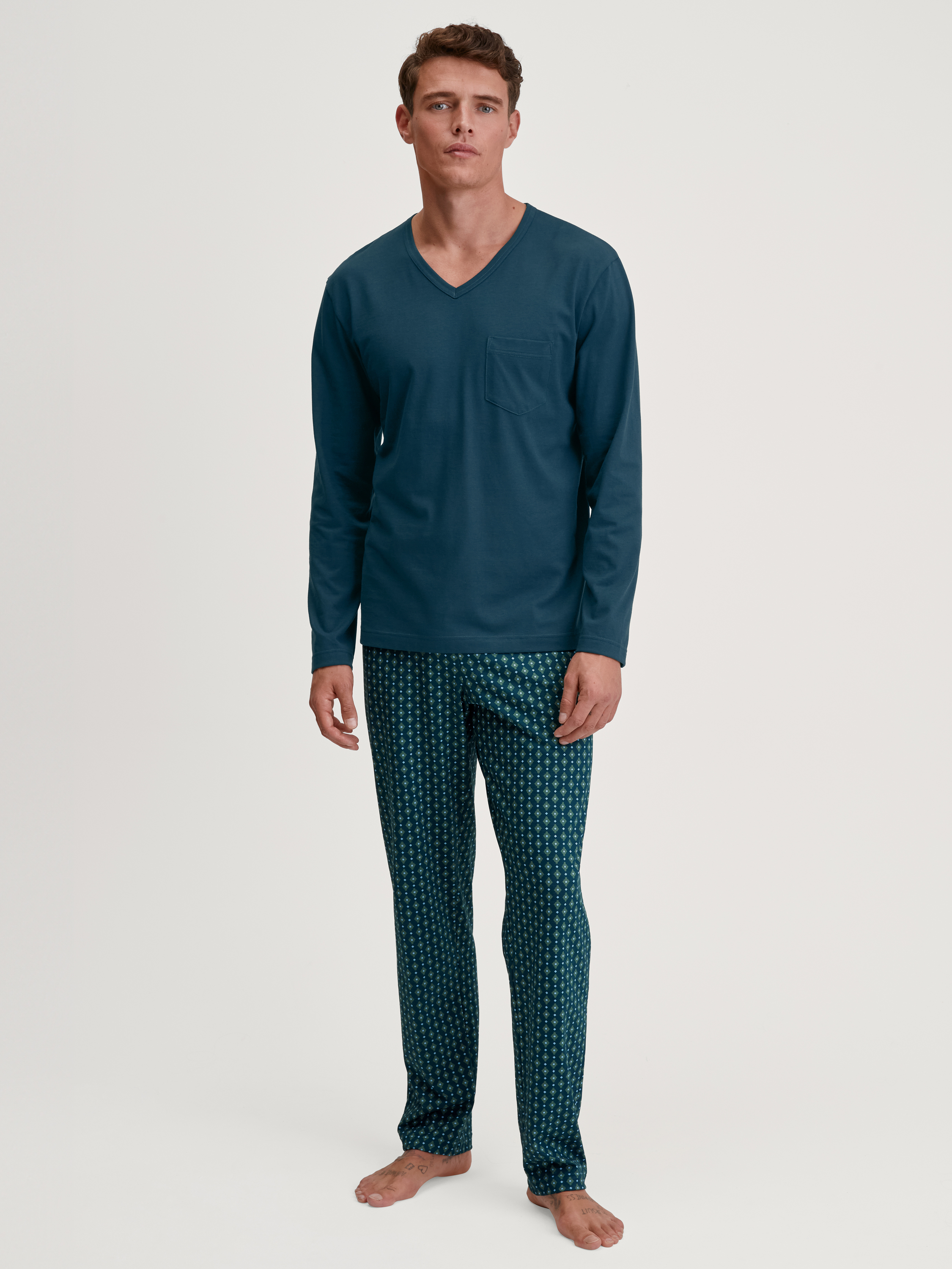 Pyjama manches longues Coton RELAX IMPRINT, CALIDA