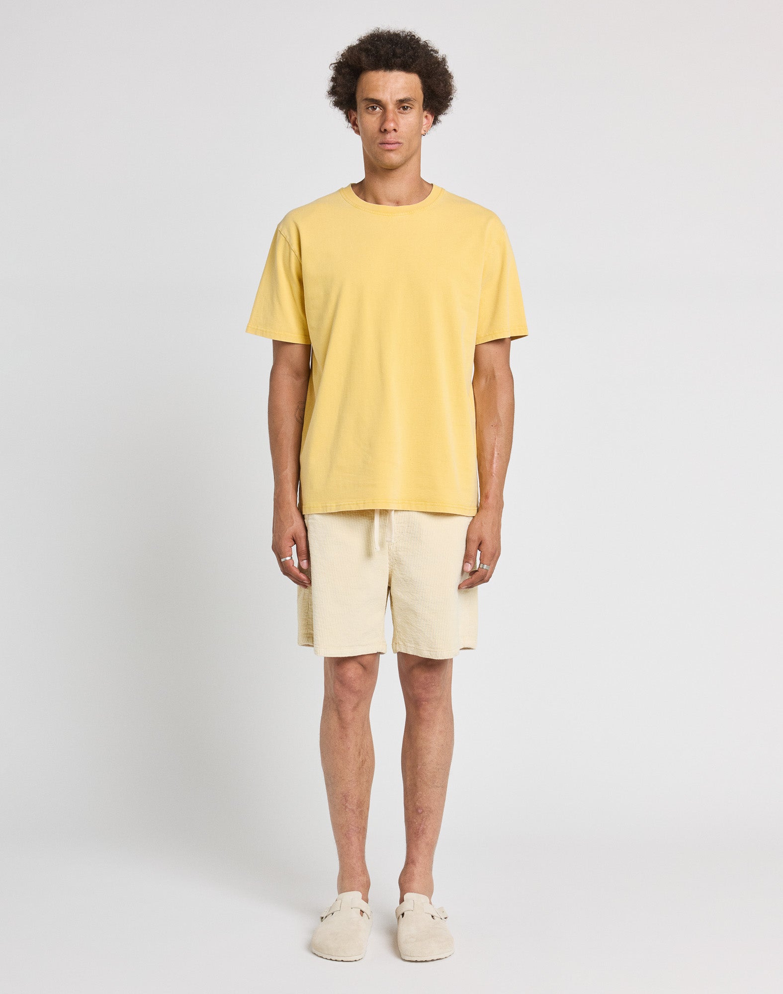 SHORT LOOSE VELOURS CREAM, PULLIN