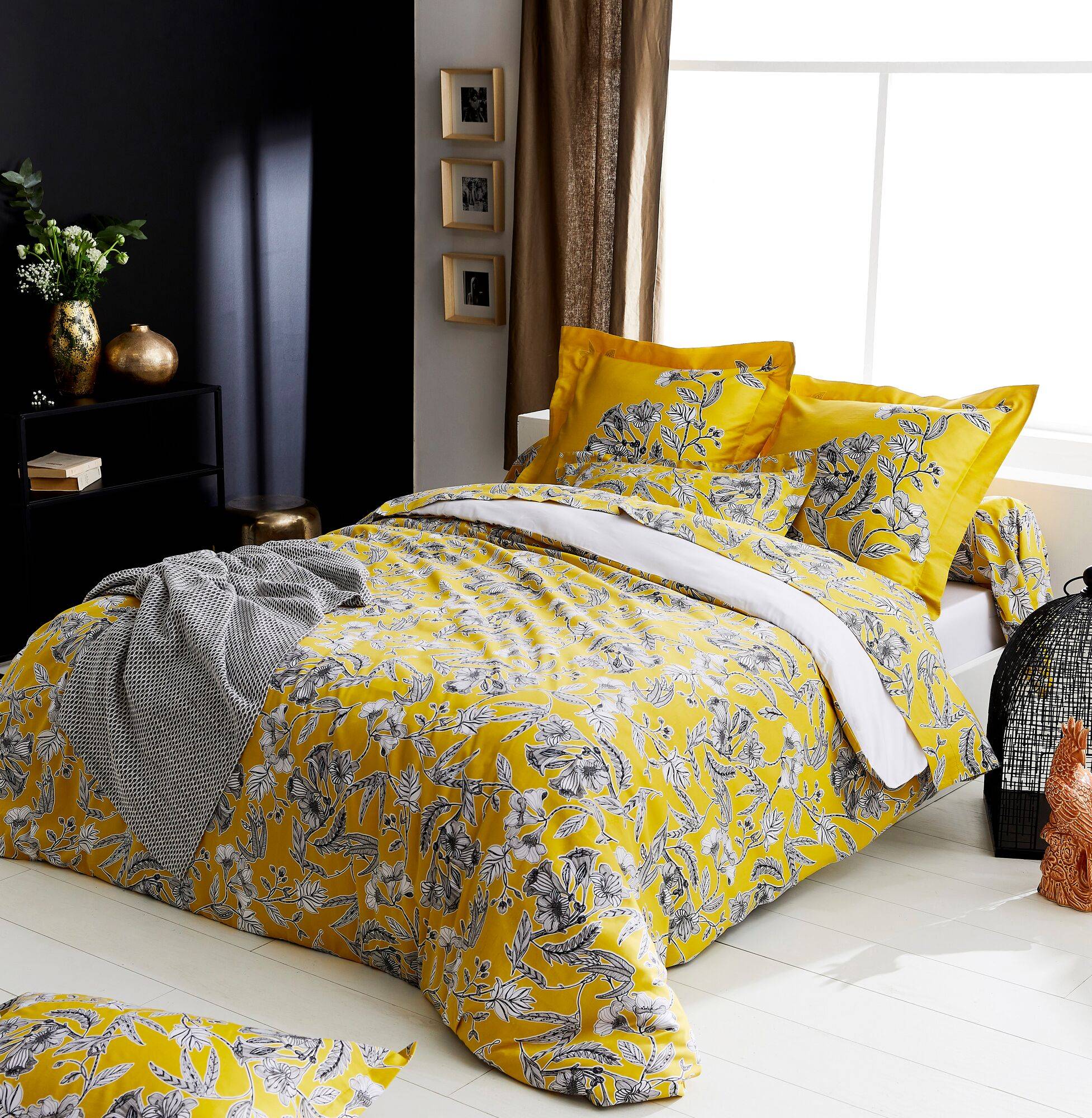 Drap housse 100% satin, TRADILINGE