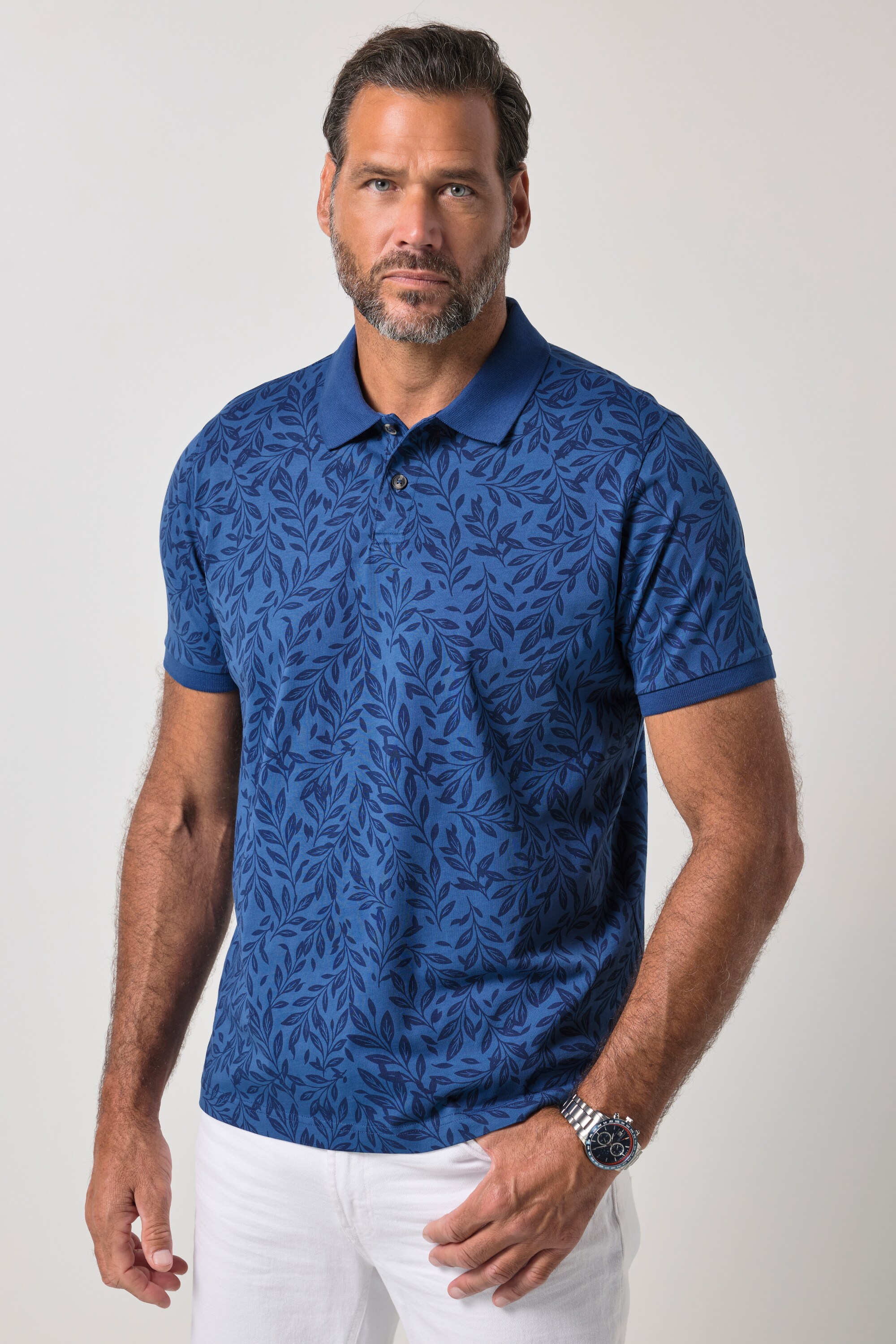 Polo en jersey à motif, JP1880