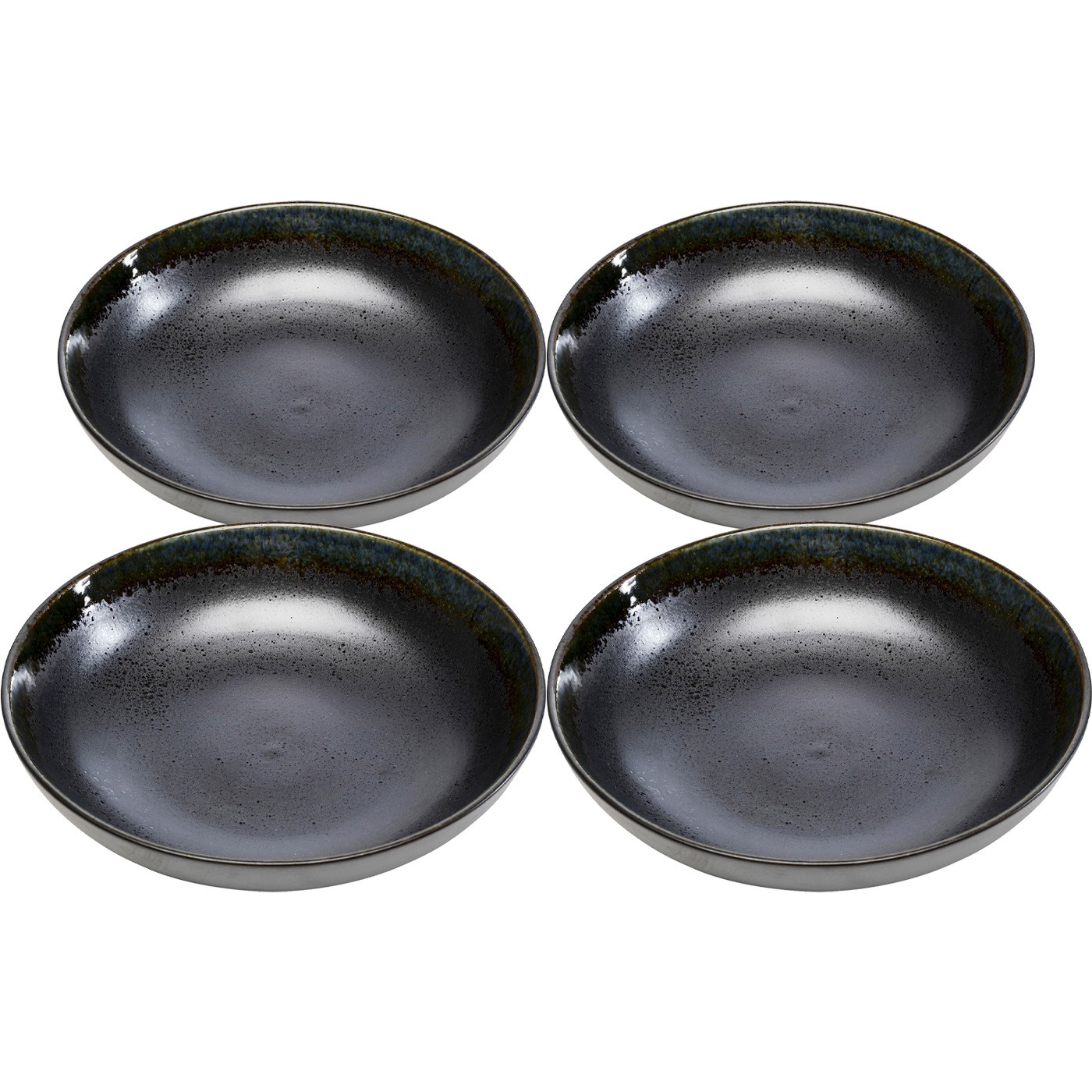 Lot de 4 assiettes creuses, KASSANDRA, KARE DESIGN