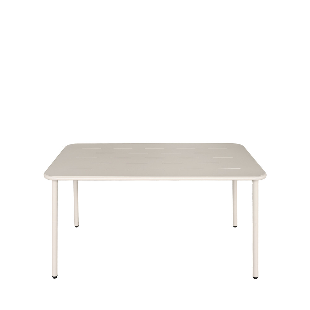 Table à manger de jardin 4 personnes en métal- ZYRA, DRAWER