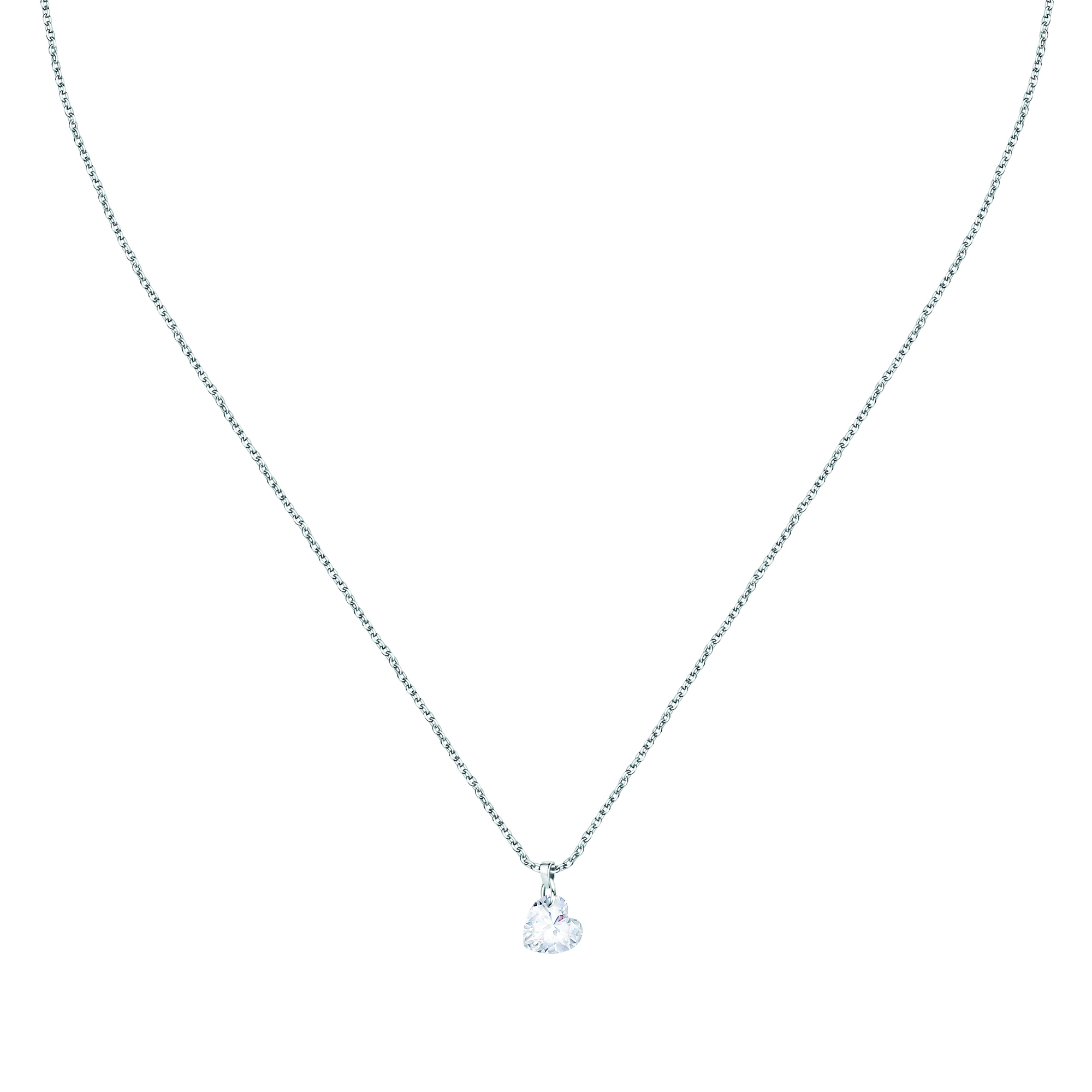 Collier en argent 925, zircons, SILVER, LA PETITE STORY