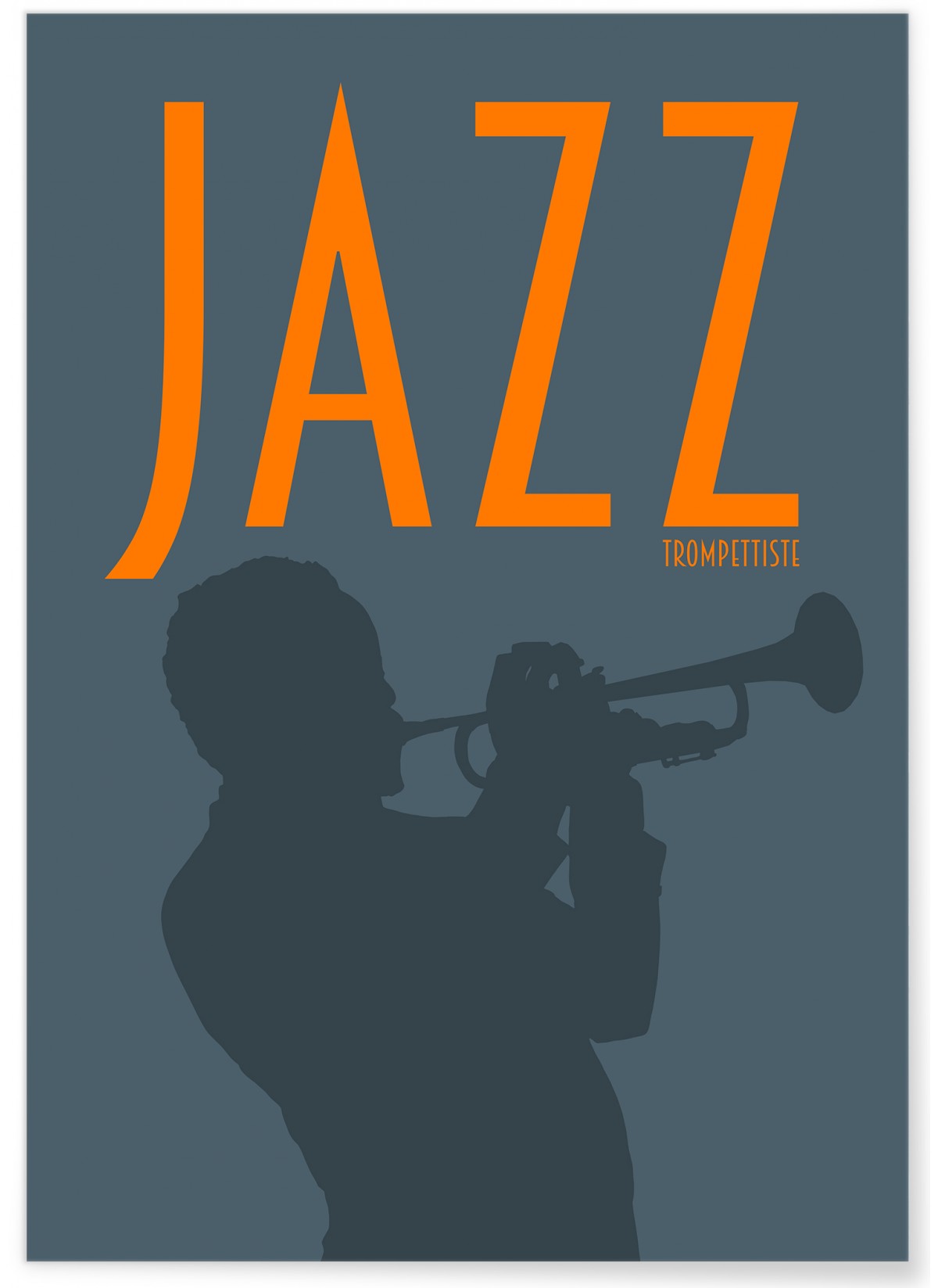 Affiche Jazz Trompettiste, L'AFFICHERIE