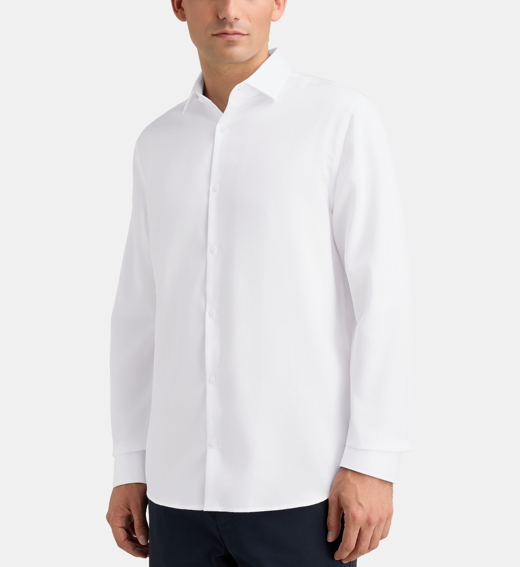 Chemise droite hsrpin sans repassage coton, GALERIES LAFAYETTE