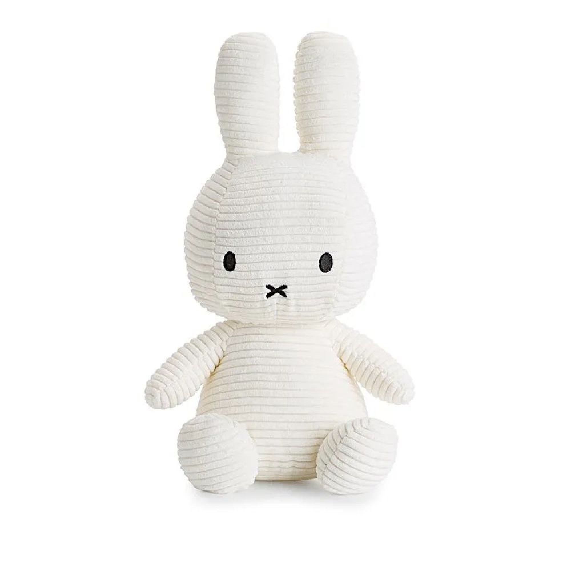 Peluche lapin Miffy velours côtelé éco 33 cm, BON TON TOYS