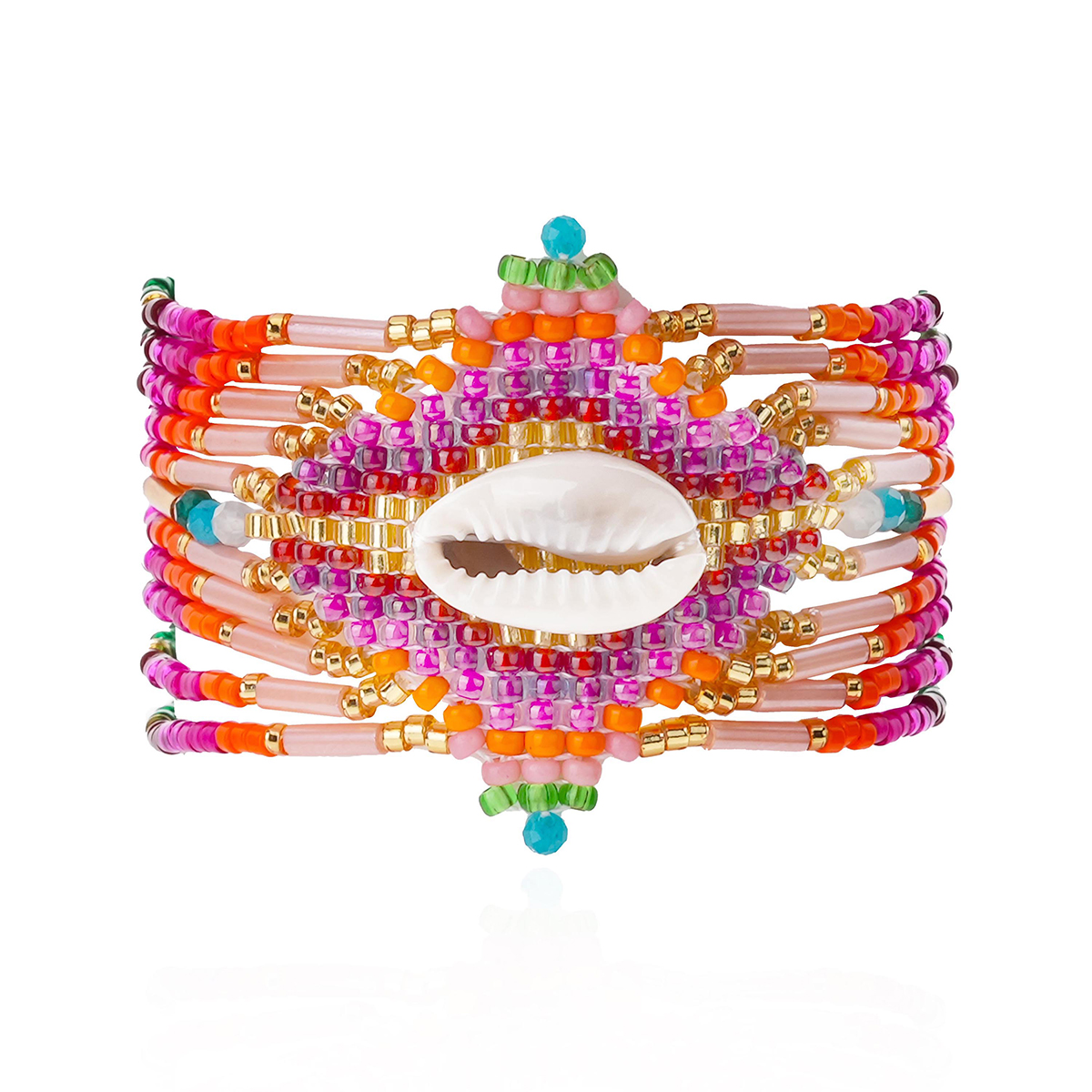 Bracelet manchette multiliens avec fermoir aimanté CHOLOHONA, HIPANEMA