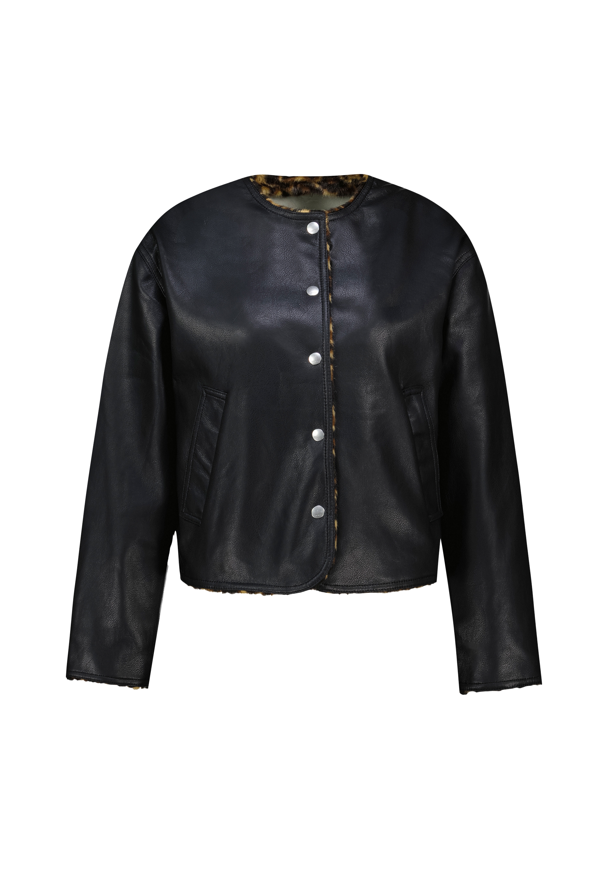 Veste motif léopard réversible, IKKS