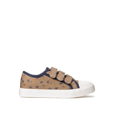 Palm Tree Print Trainers with Touch 'n' Close Fastening LA REDOUTE COLLECTIONS