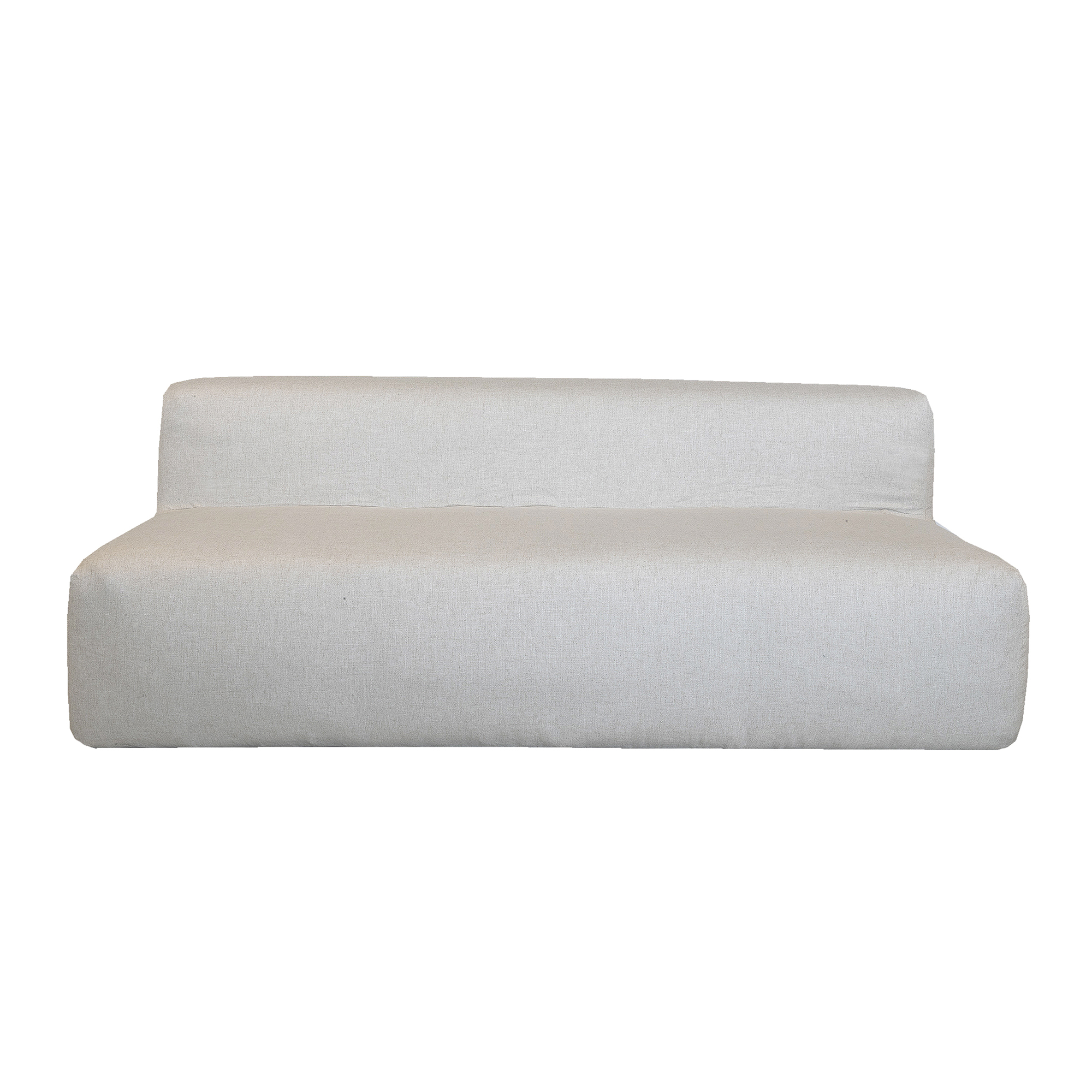 Banquette modulable en lin, déhoussable, MX HOME