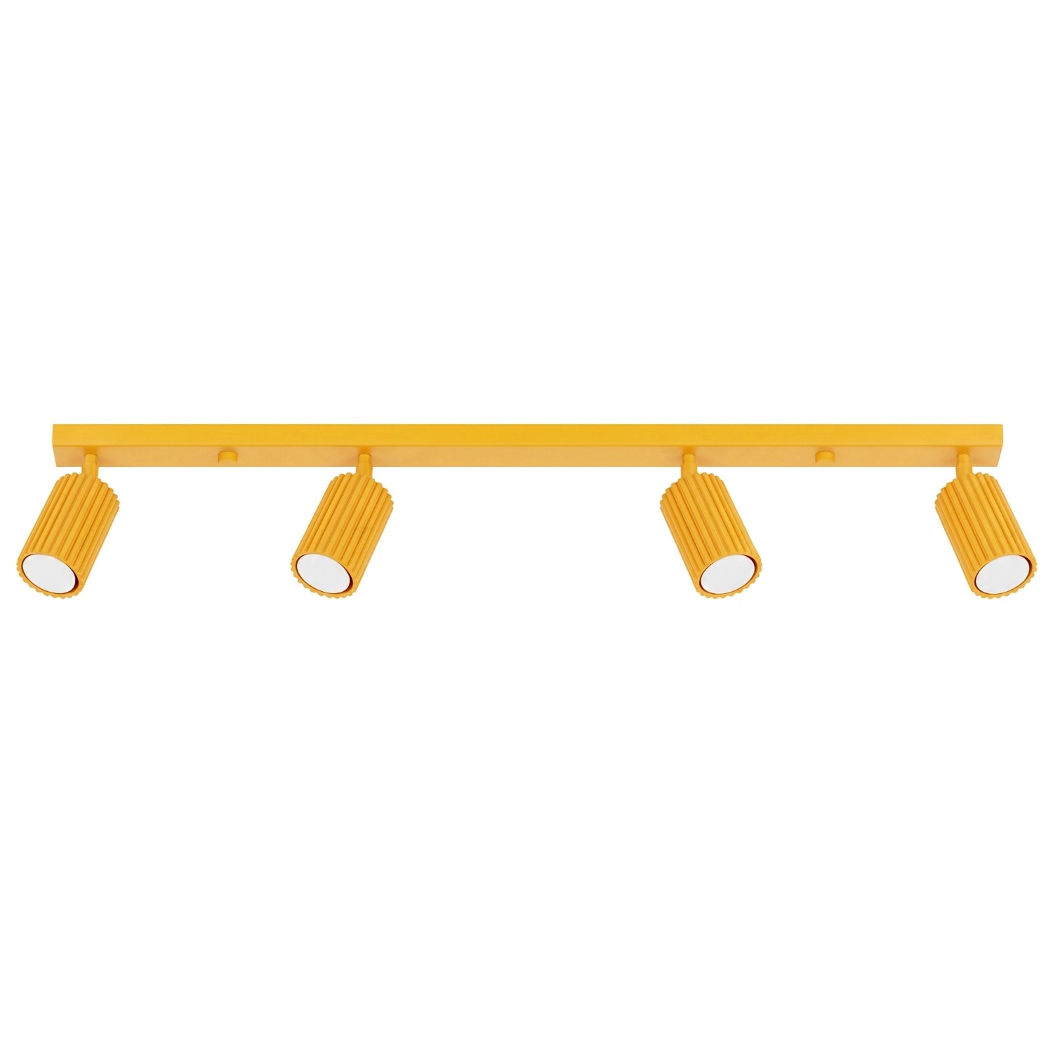 Plafonnier Aluminium Jaune GU10 4 KARBON, EDEN