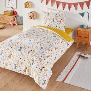 Jazzy Graphic Animal Cotton Duvet Cover