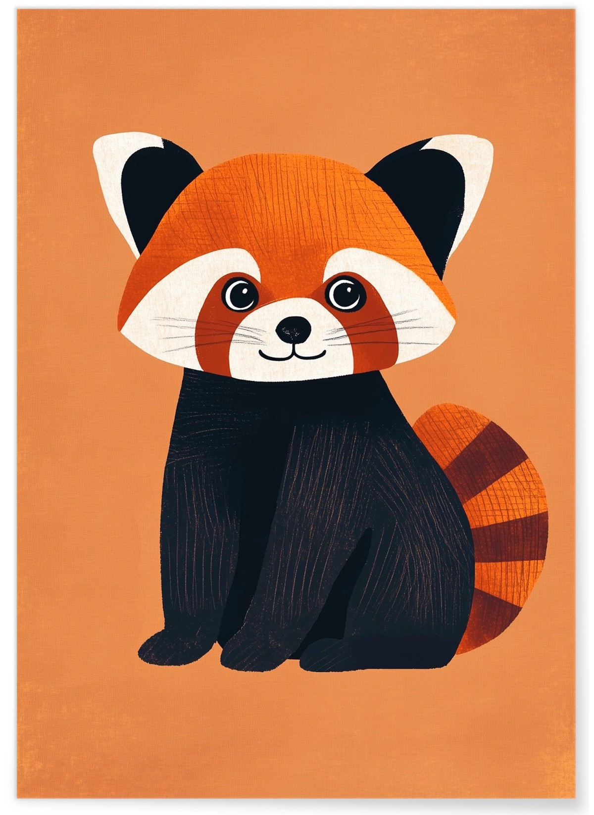 Affiche Panda roux, L'AFFICHERIE