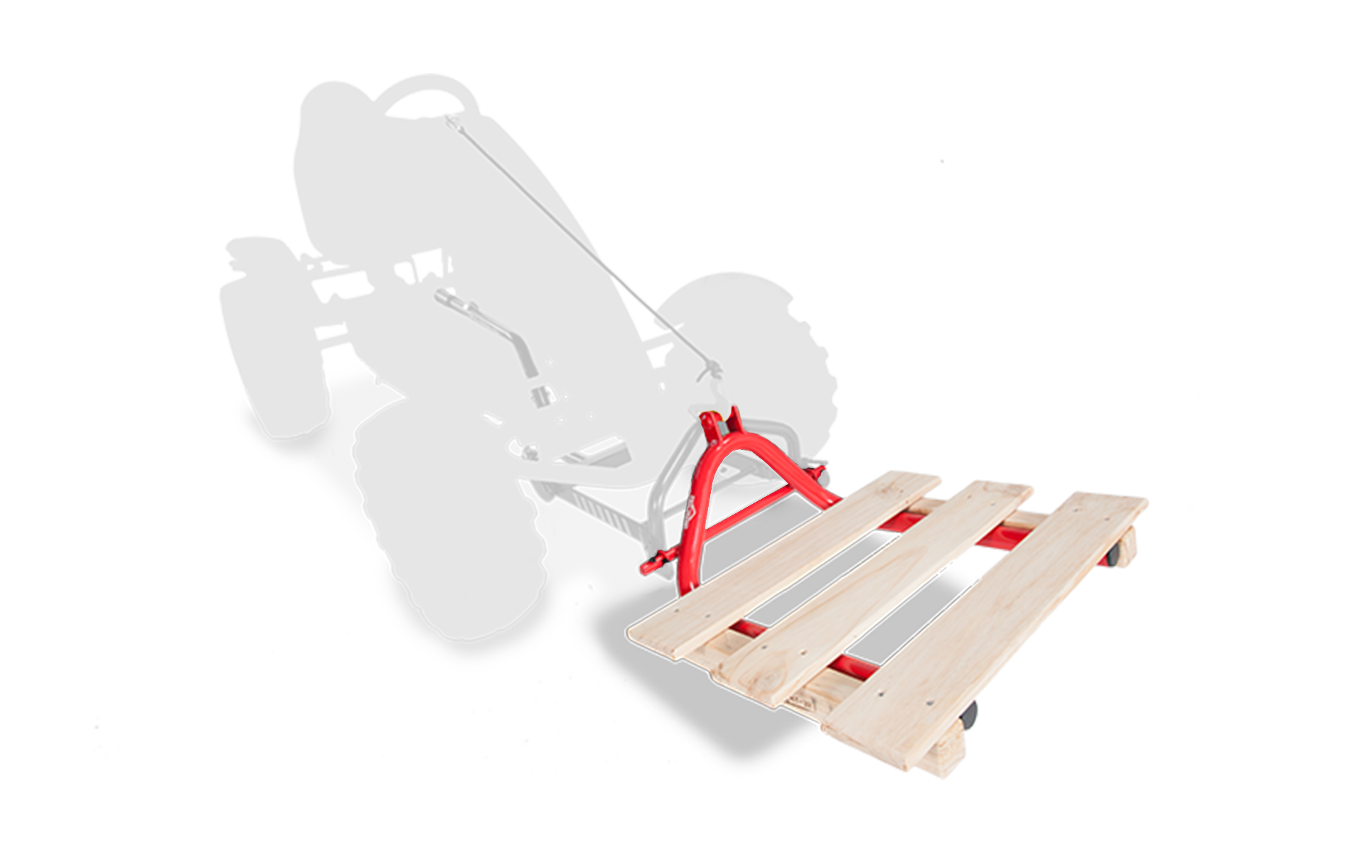 Système de levage arrière pour kart à pédale XL ou XXL BFR, BERG TOYS