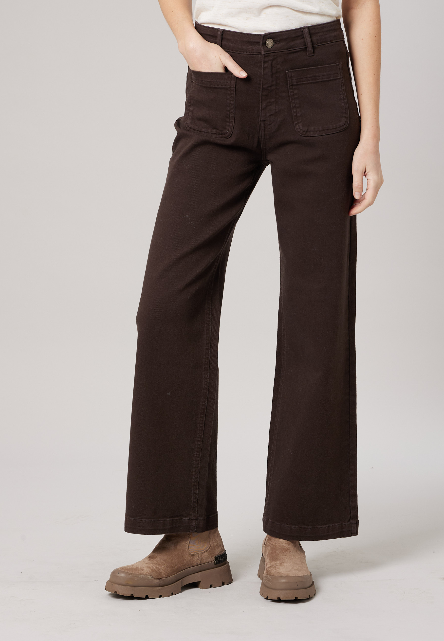 Jean wide leg femme LIZETTE, DEELUXE