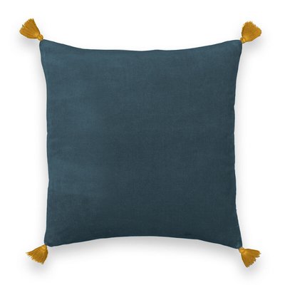 Velvet 40 x 40cm 100% Cotton Cushion Cover LA REDOUTE INTERIEURS