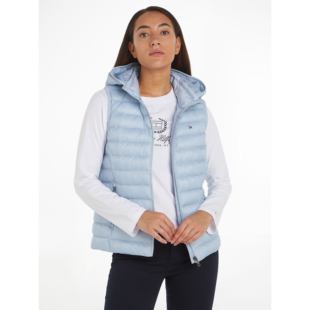 Doudoune bleu marine cheap femme tommy hilfiger