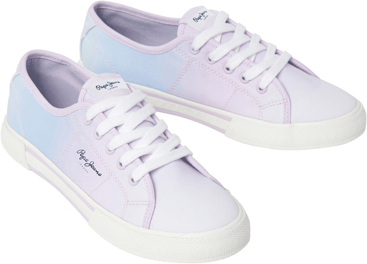 Brady Colours Canvas Trainers, PEPE JEANS