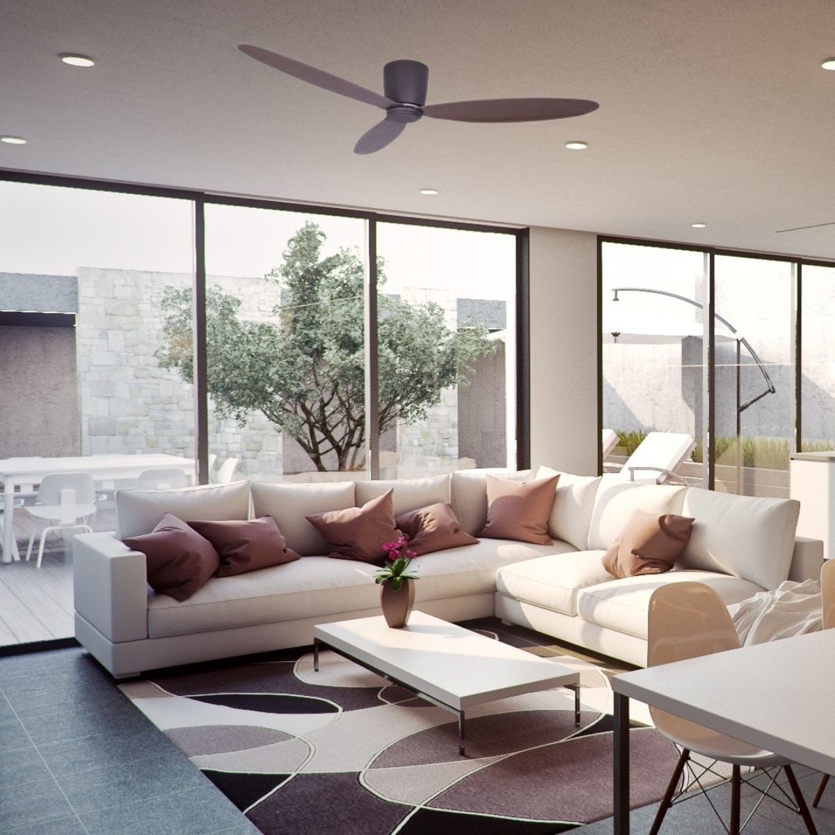 Ventilateur  plafond  RADAR, BOUTICA-DESIGN
