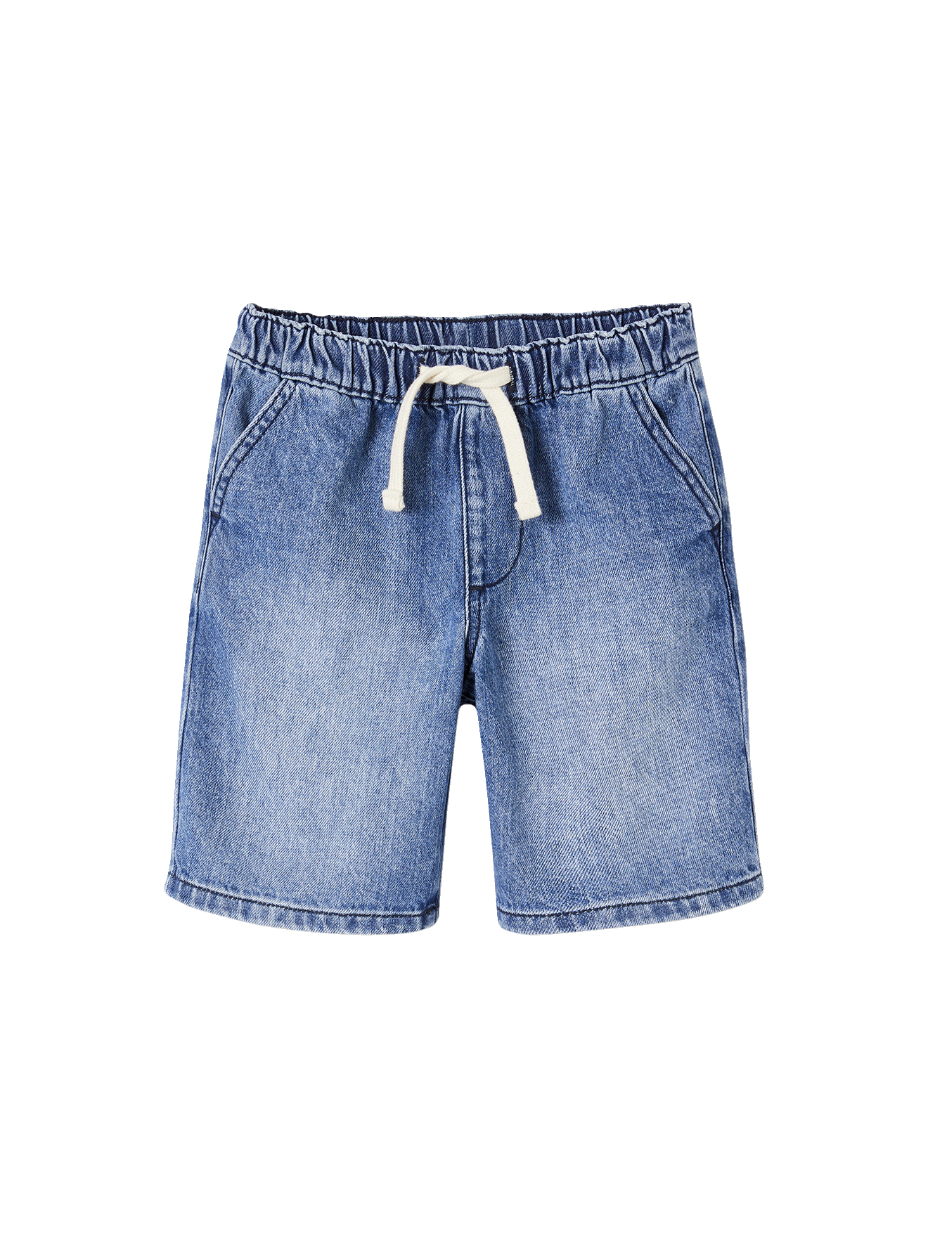 Bermuda jean facile à enfiler, VERTBAUDET