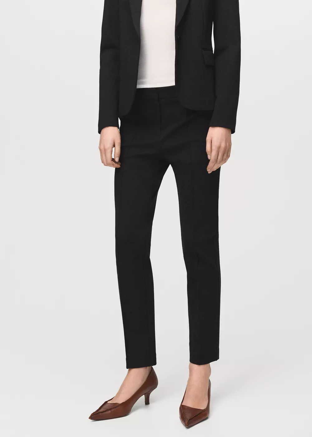 Pantalon de costume taille normale, MANGO