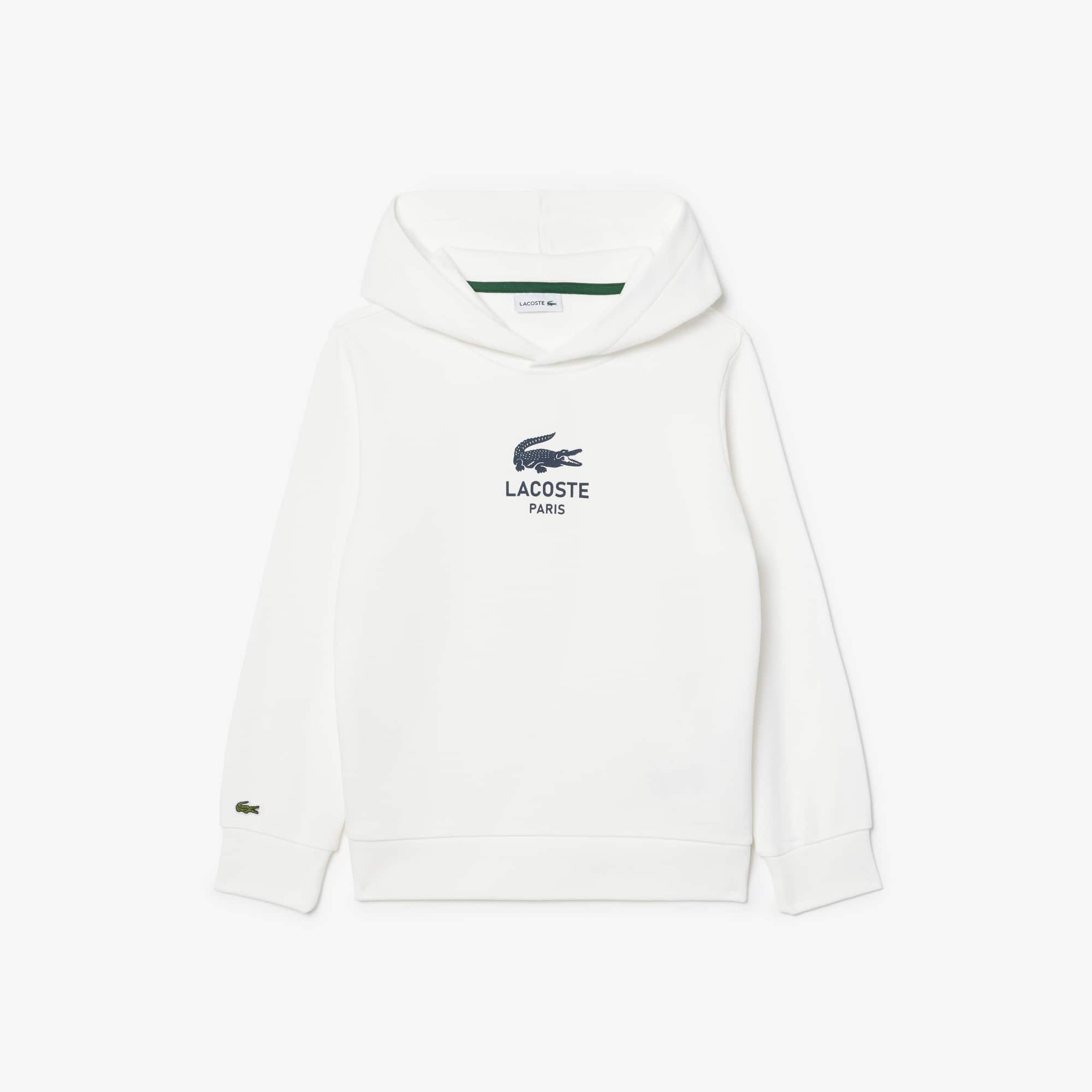 Sweatshirt à capuche à signature, LACOSTE